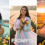 गूगल जेमिनी एआई से ट्यूलिप गार्डन की सुंदर तस्वीरें बनाने के सुझाव