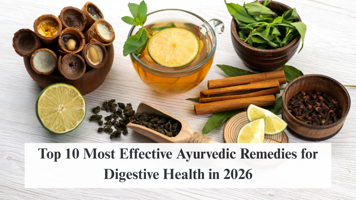2026 में पाचन स्वास्थ्य के लिए 10 प्रभावी आयुर्वेदिक उपाय