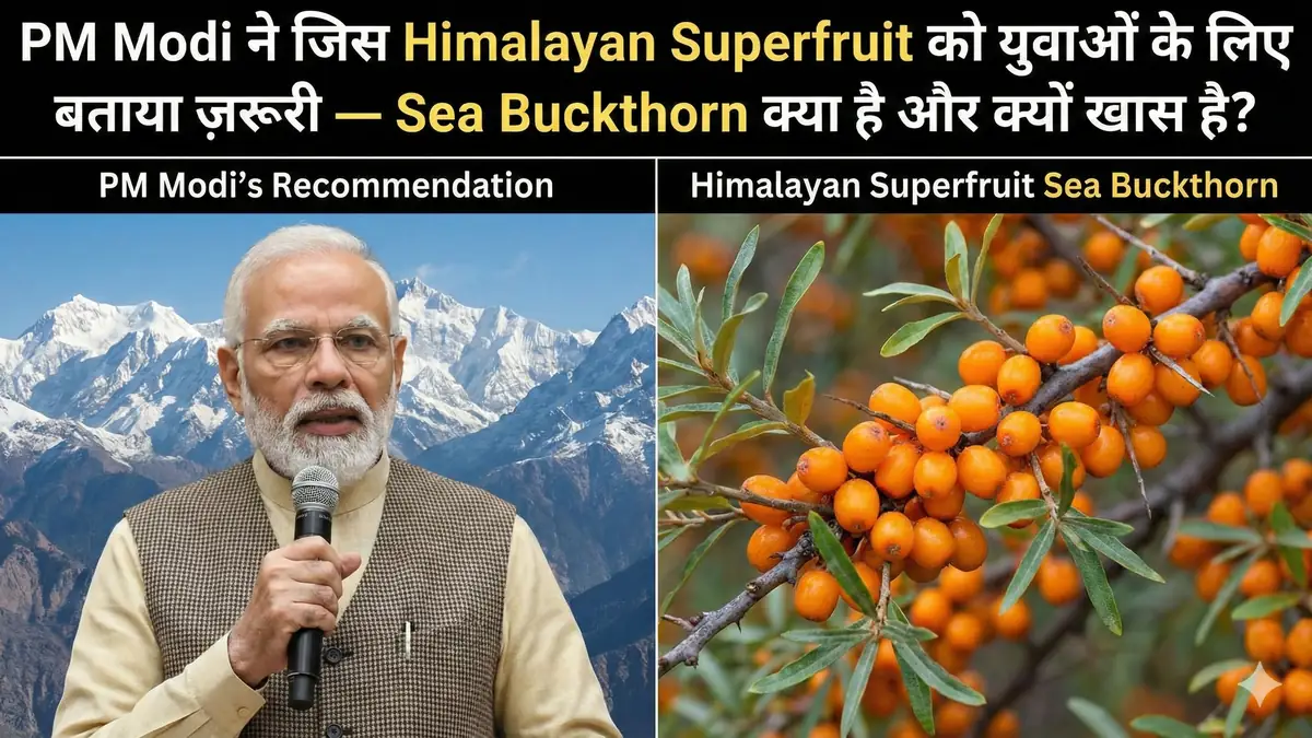 PM Modi advises youth on the importance of Himalayan superfruit