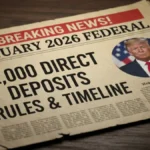 Update on federal $2000 direct deposit rules for January 2026