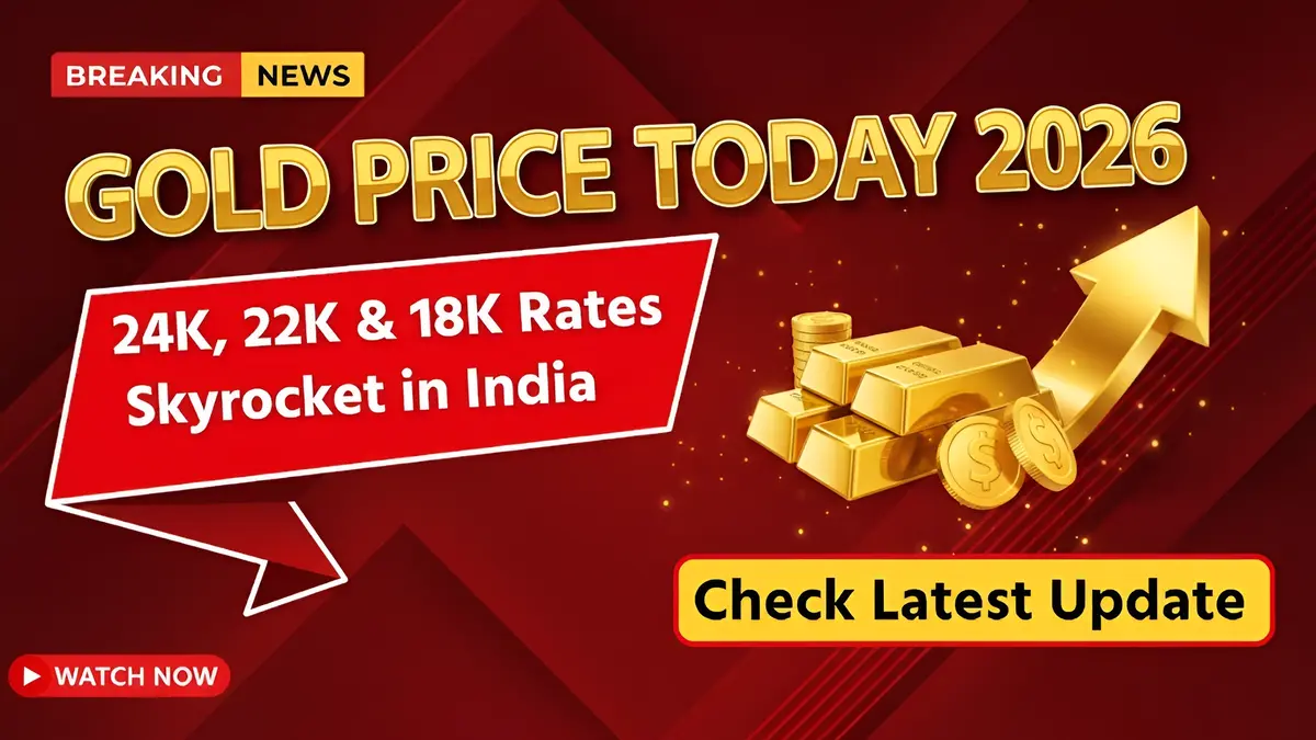 Gold prices in India for 24K 22K and 18K
